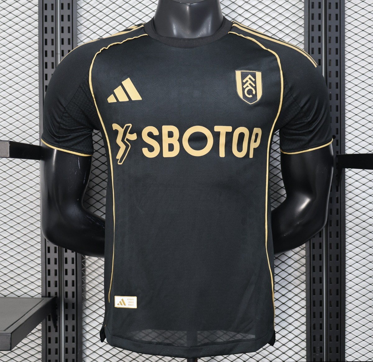 Player Version 25/26 Fulham Away Black Jersey