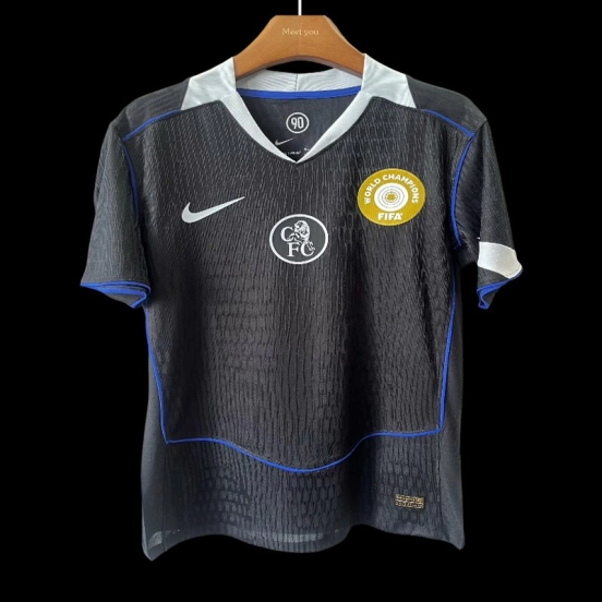 Player Version 25/26 Chelsea Third Jersey With FIFA 2025 Champion Patch