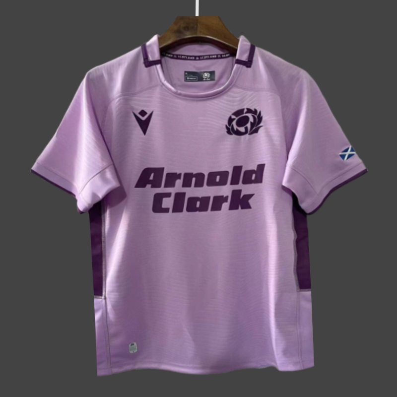 2026 Scotland Pink with Purple Trim Jersey