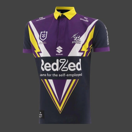 25/26 Melbourne Storm Purple with Lightning Bolt Jersey