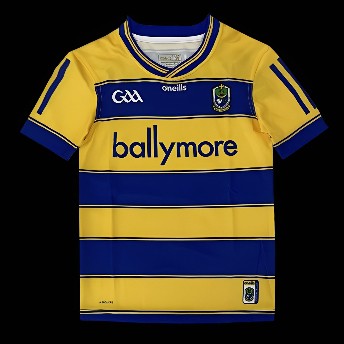25/26 Kids Roscommon GAA Yellow with Blue Hoops Home Jersey