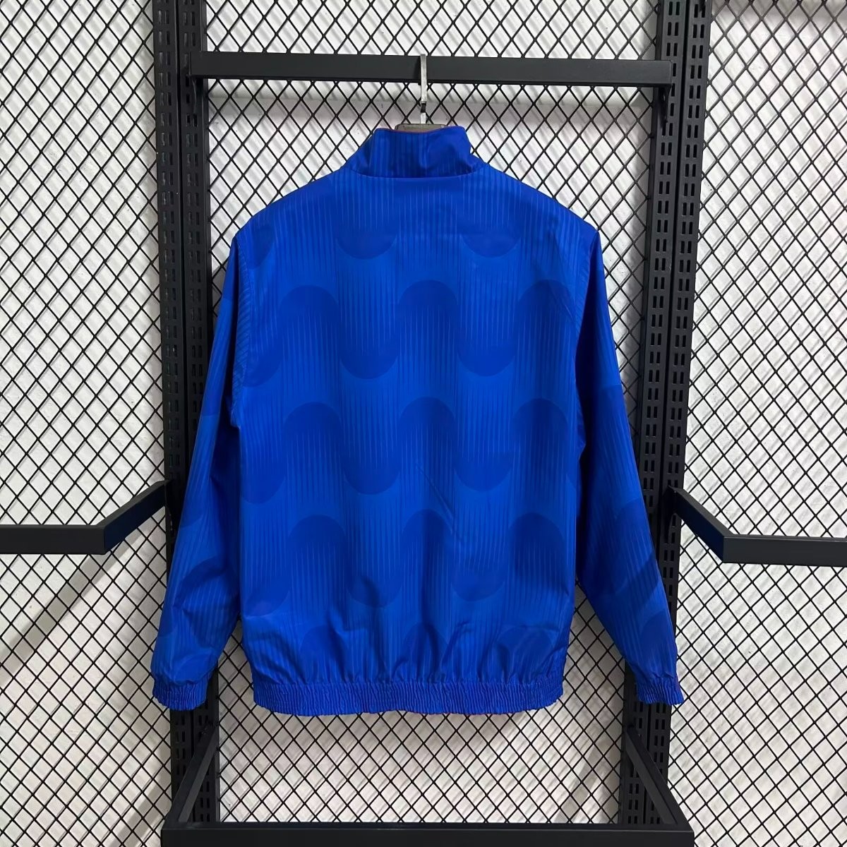 2026 Spain Red/Blue Full Zipper Reversible Windbreaker