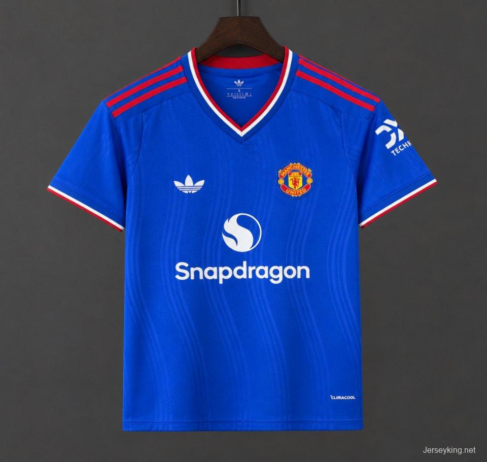 26/27 Manchester United Away Blue Jersey