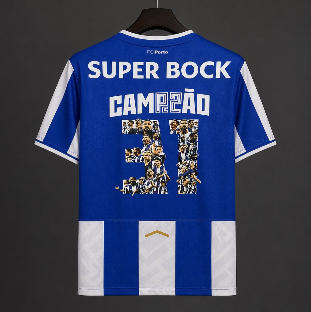 25/26 Porto Home Champion Printing Jersey
