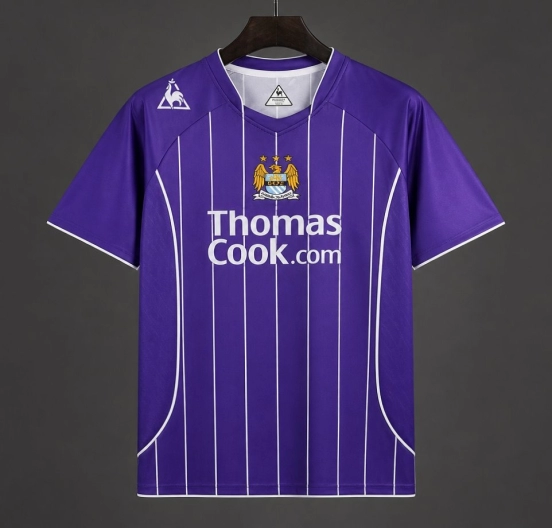 Retro 07/08 Manchester City Away Purple Jersey