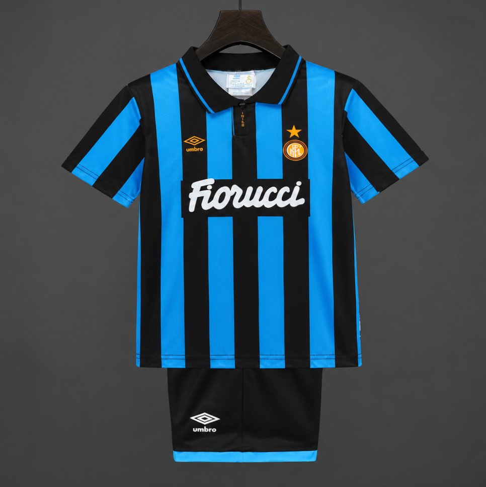 Retro 92/94 Kids Inter Milan Blue-Black Home Jersey