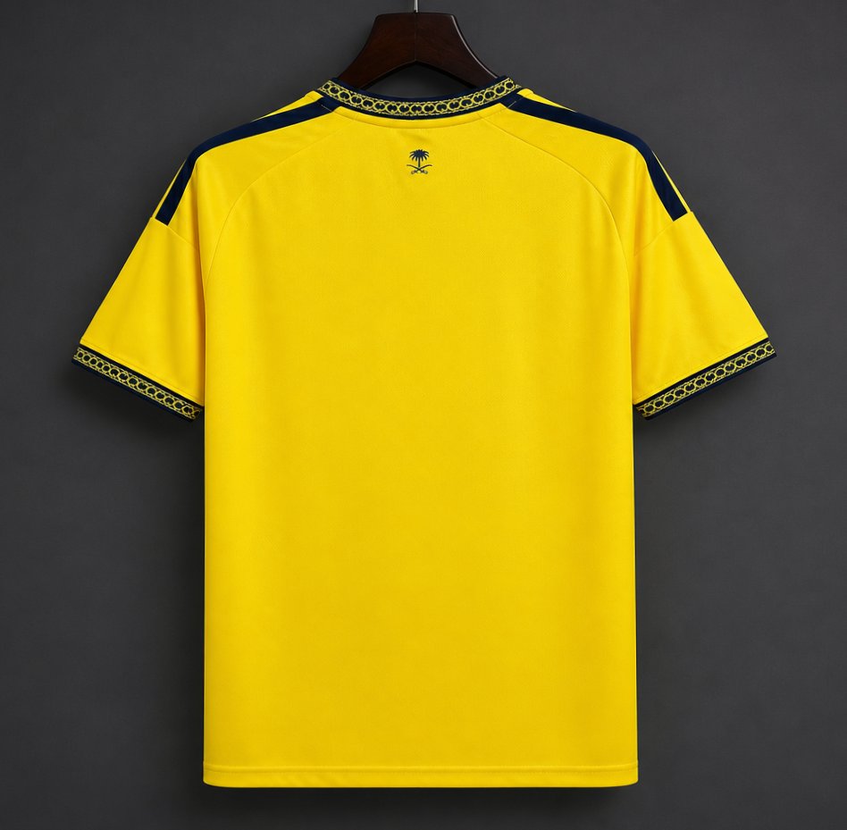 26/27 Al-Nassr Yellow & Navy Vintage 23/24 Remake  Home Jersey