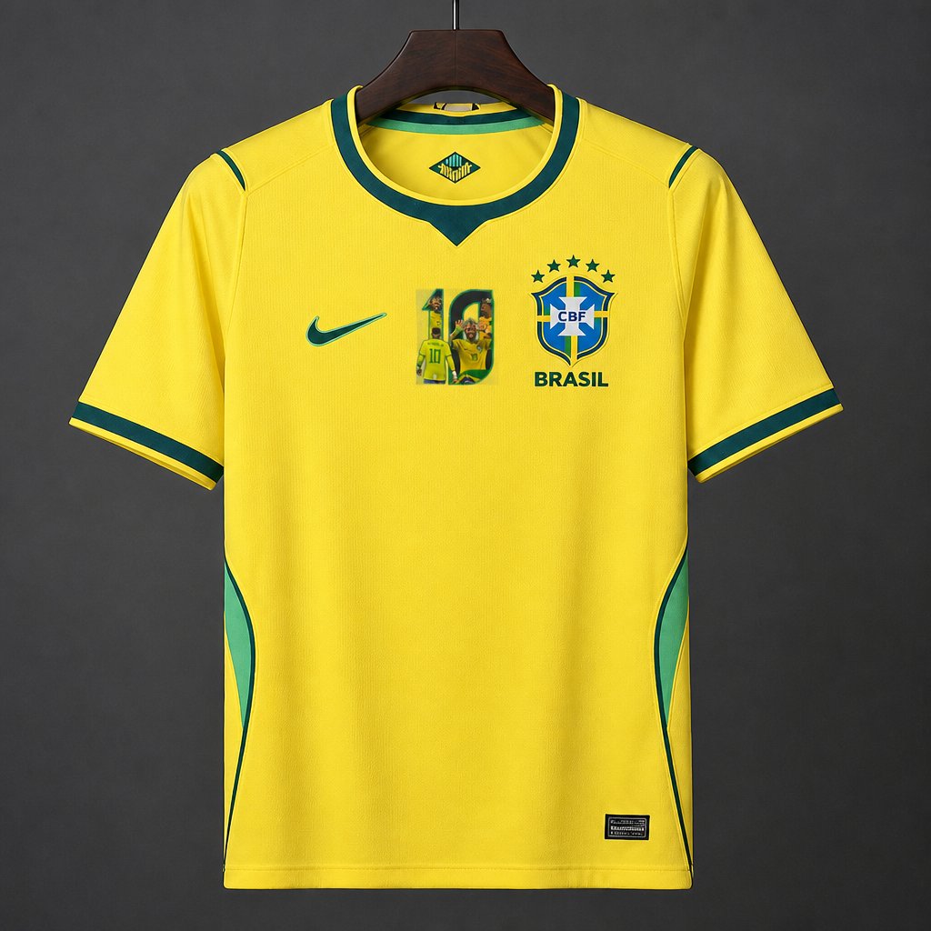 2026 Brazil Home Jersey Neymar JR Special Printing