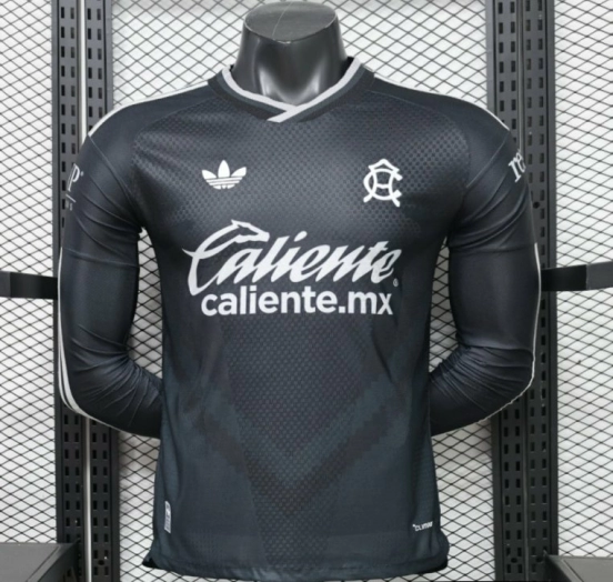 Player Version 26/27 Club América Charcoal Black Long Sleeve Away Jersey