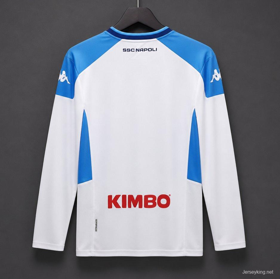 Retro 19/20 Napoli Away Long Sleeve Jersey