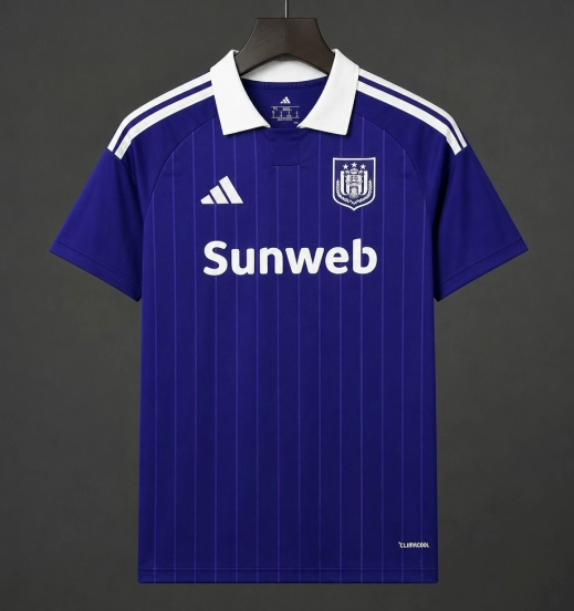 26/27 RSC Anderlecht Purple Pinstripe Home Jersey