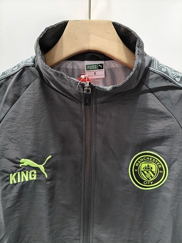 26/27 Manchester City x KING Dark Grey Windbreaker Jacket