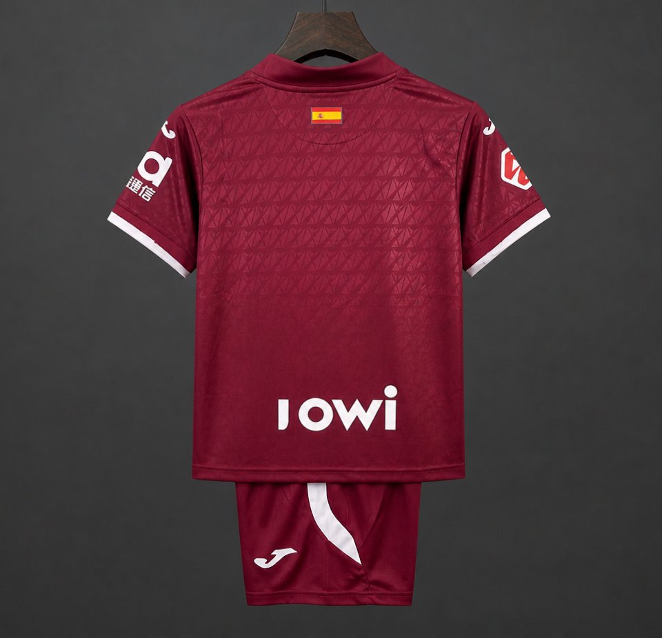 2026 Kids Getafe CF Away Wine Jersey