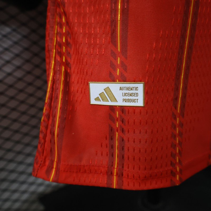 2 Star Player Version 2026 Spain Home Jersey With Champion Patch
