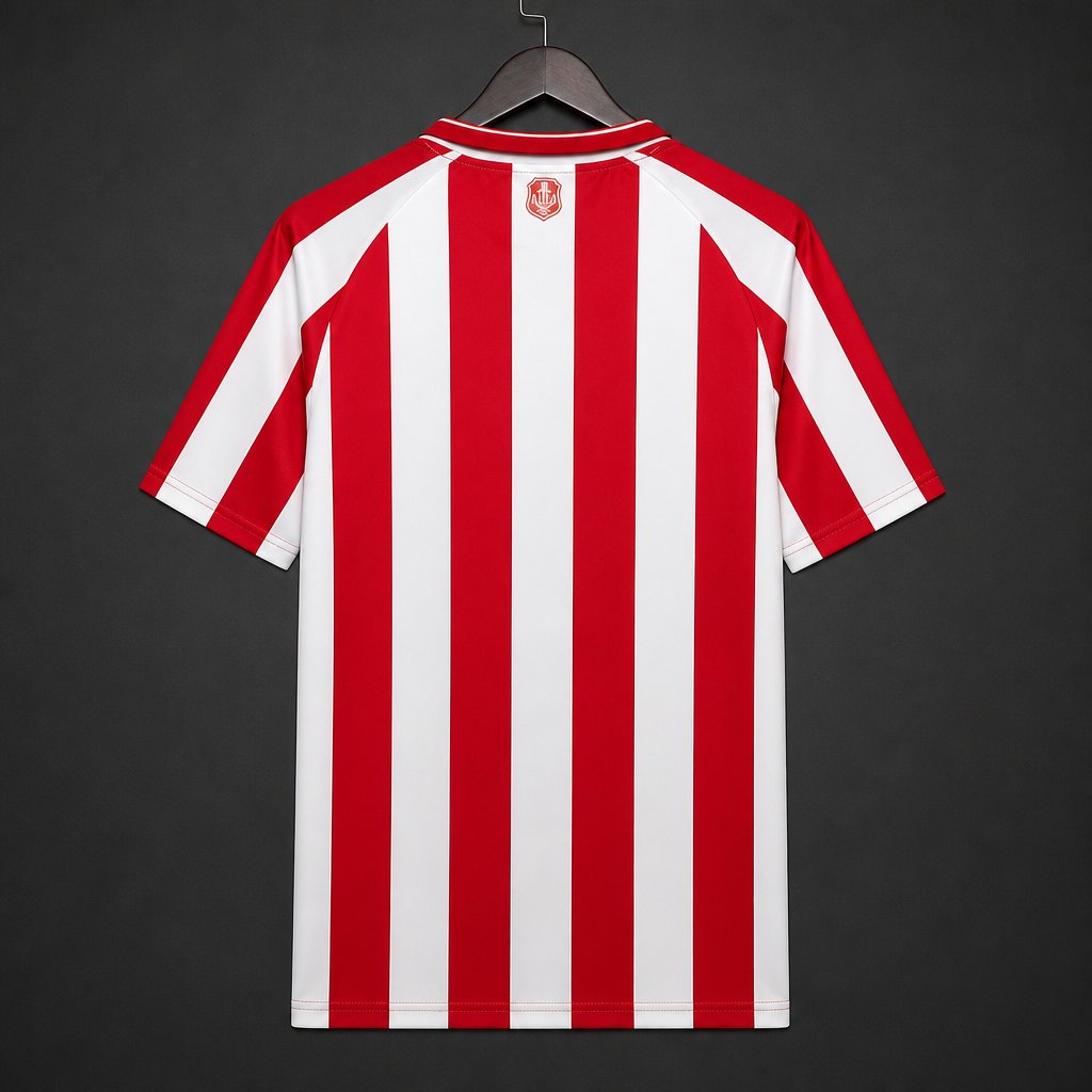 26/27 Sunderland AFC Red & White Stripes Home Jersey