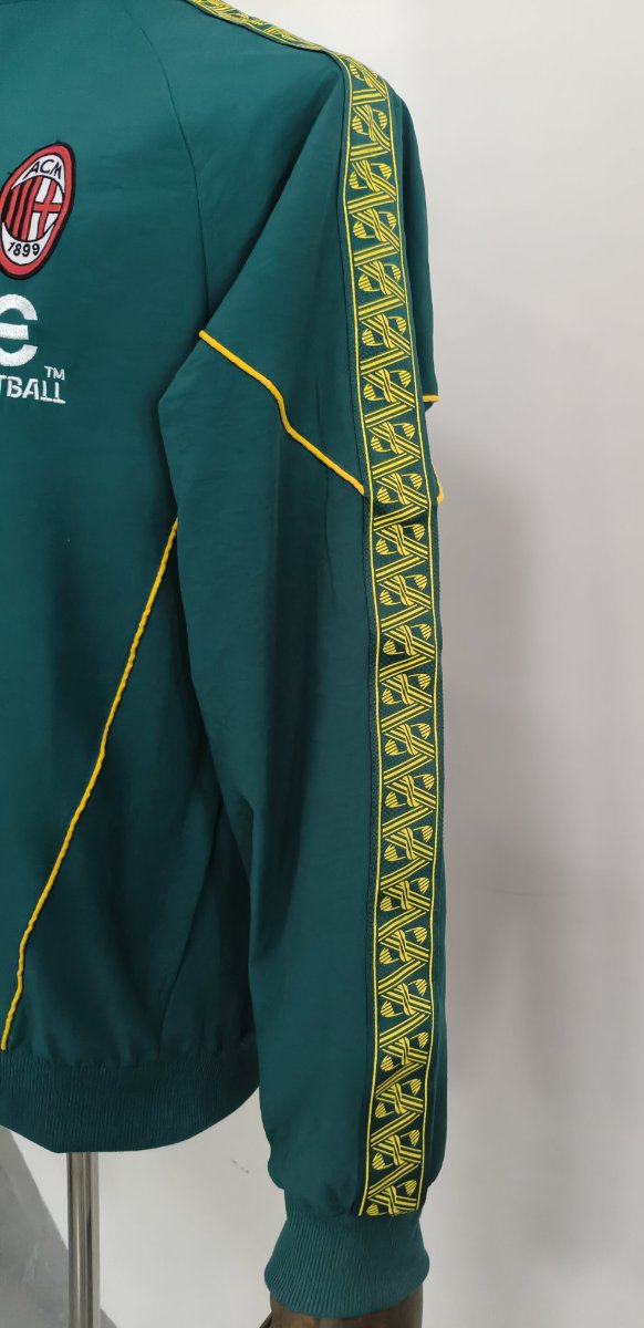 26/27 AC Milan Deep Green Full Zipper Windbreaker