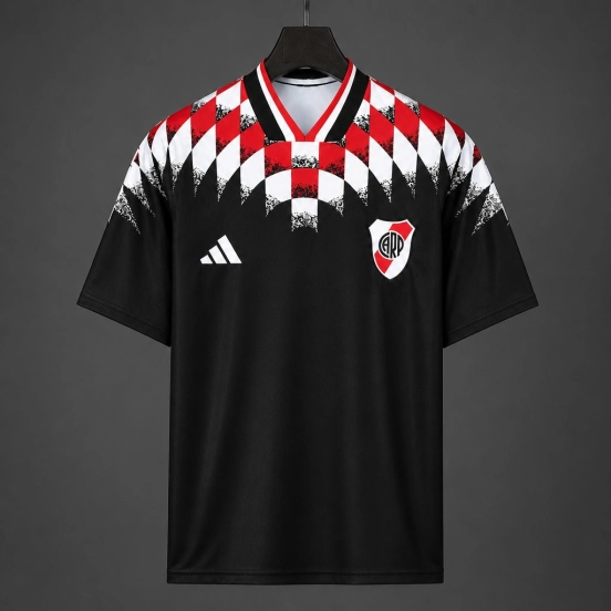 2026 River Plate Stadium Retro Black Jersey