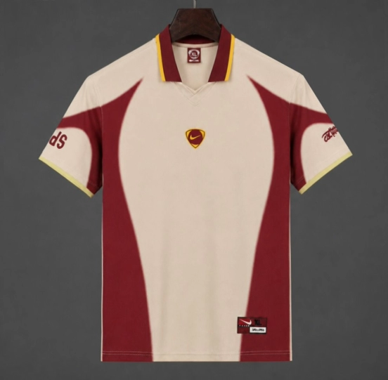 2026 Spain x Travis Scott Cactus Jack Total 90 Retro Cream/Maroon Jersey