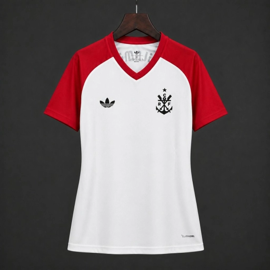 2026 Women Flamengo Pre-Match White Jersey