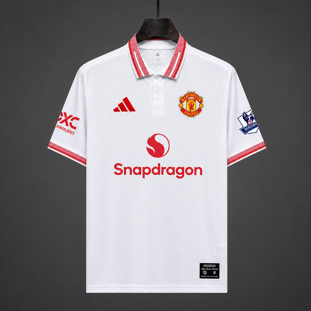26/27 Manchester United  White Polo Jersey